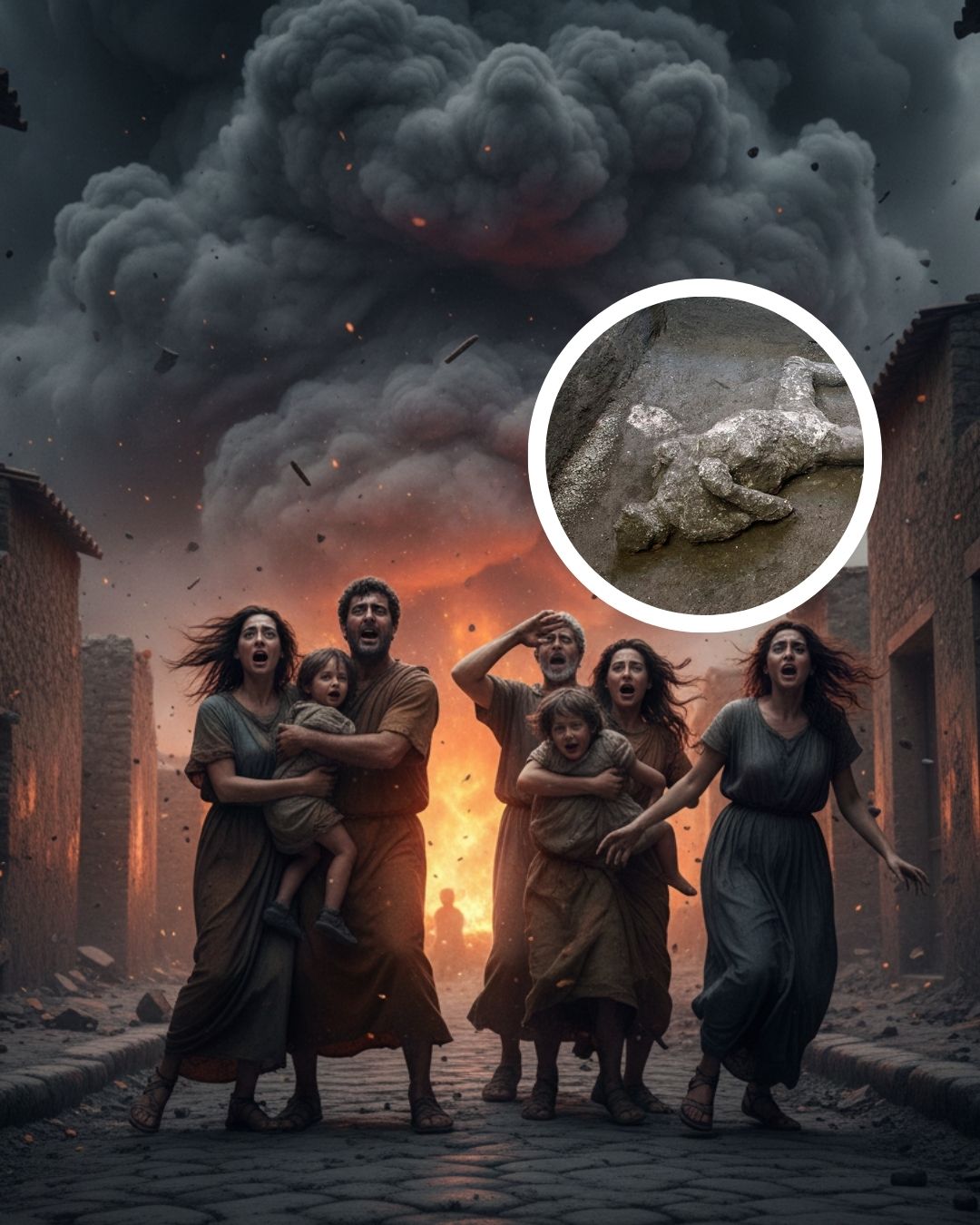 Kota itu Terbakar dalam Sekejap, Erupsi Pompeii